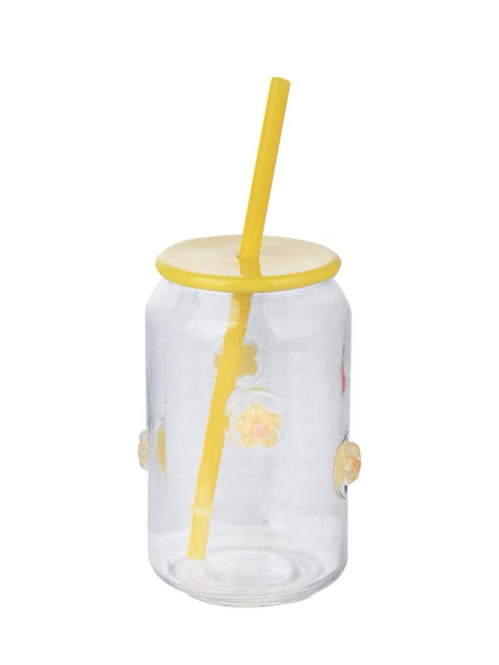 NEW Viral Glass Tumbler - Yellow Flower 🌼